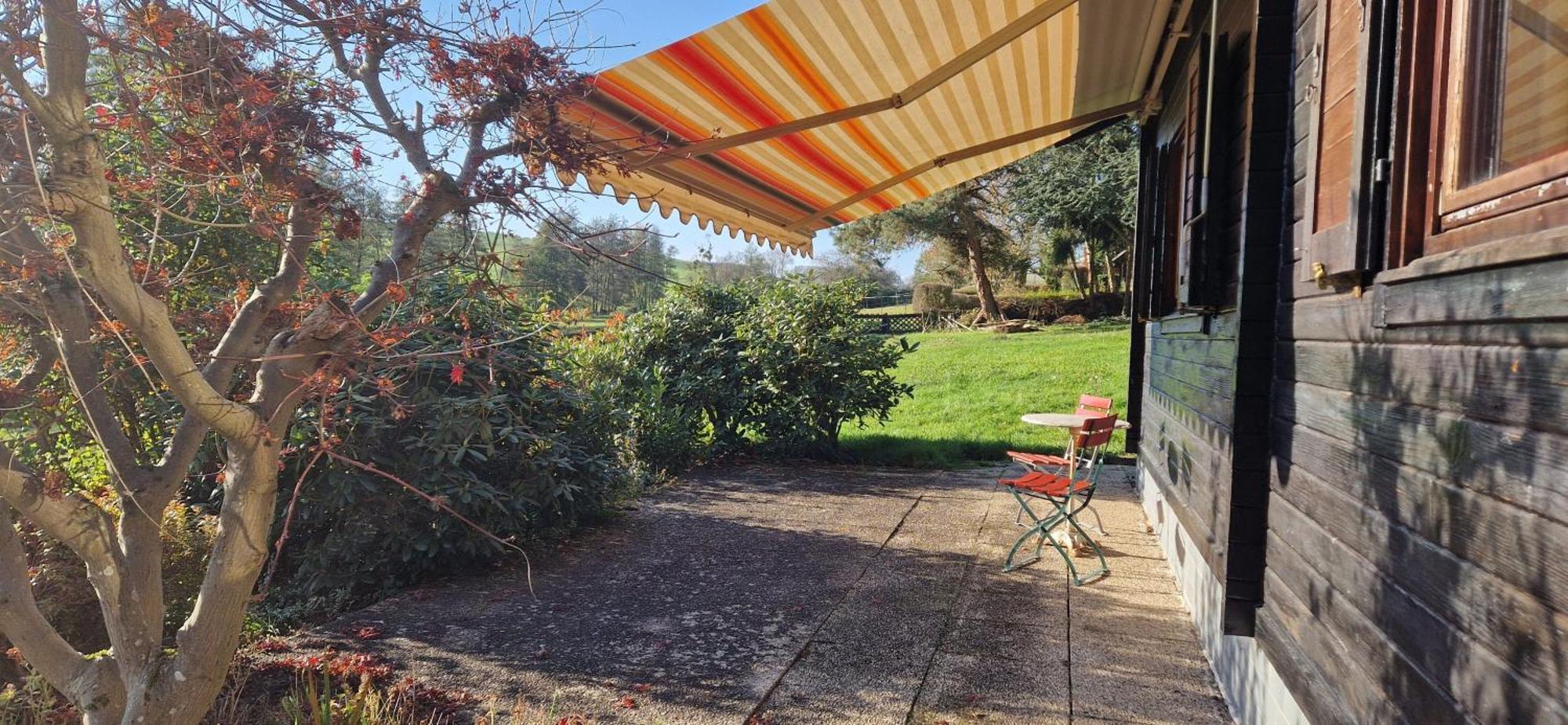 Blockhaus Am Waldrand Villa Erbach  Buitenkant foto