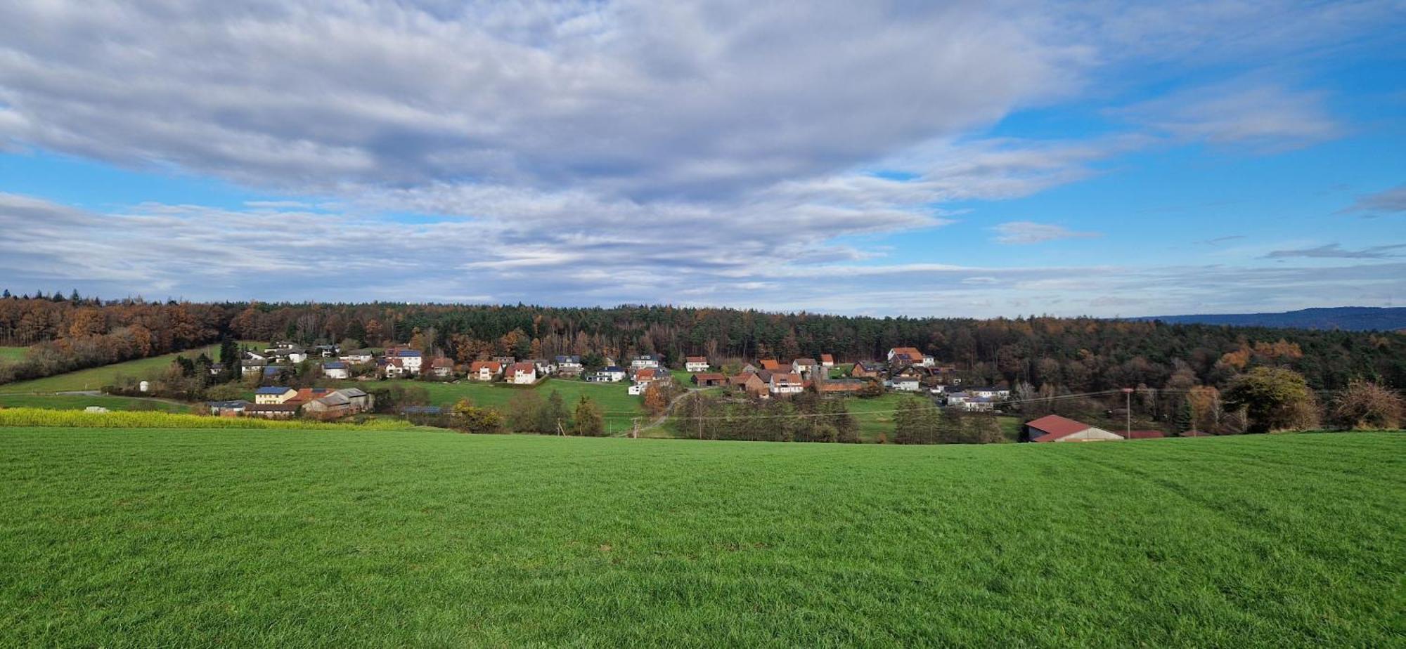 Blockhaus Am Waldrand Villa Erbach  Buitenkant foto